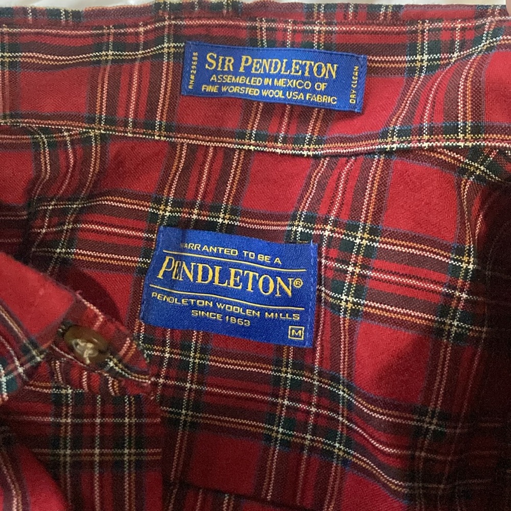 Pendleton Sir Pendleton Medium Wool Shirt - image 2